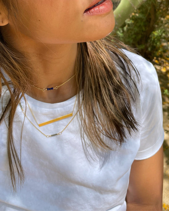 Lariat Link Choker Necklace