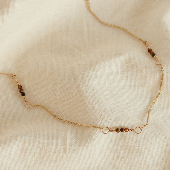 Lariat Link Choker Necklace