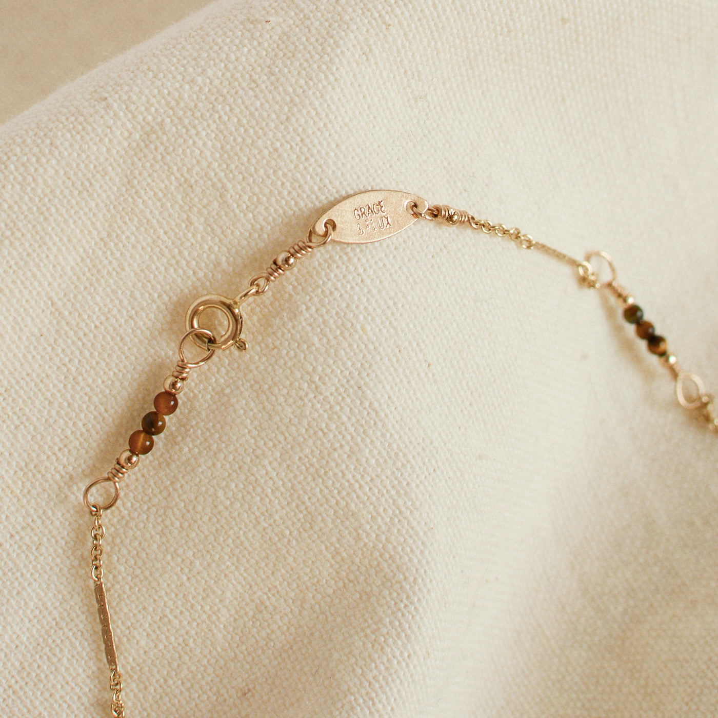 Lariat Link Choker Necklace