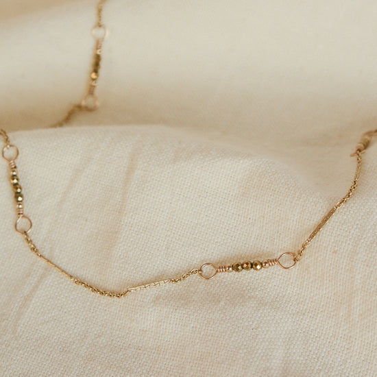 Lariat Link Choker Necklace