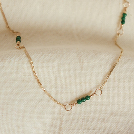 Lariat Link Choker Necklace