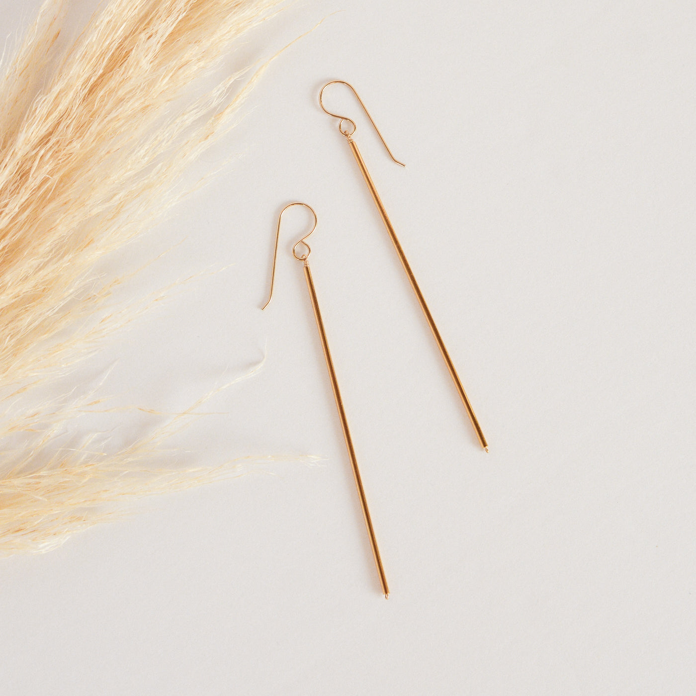 Golden Bar Earrings