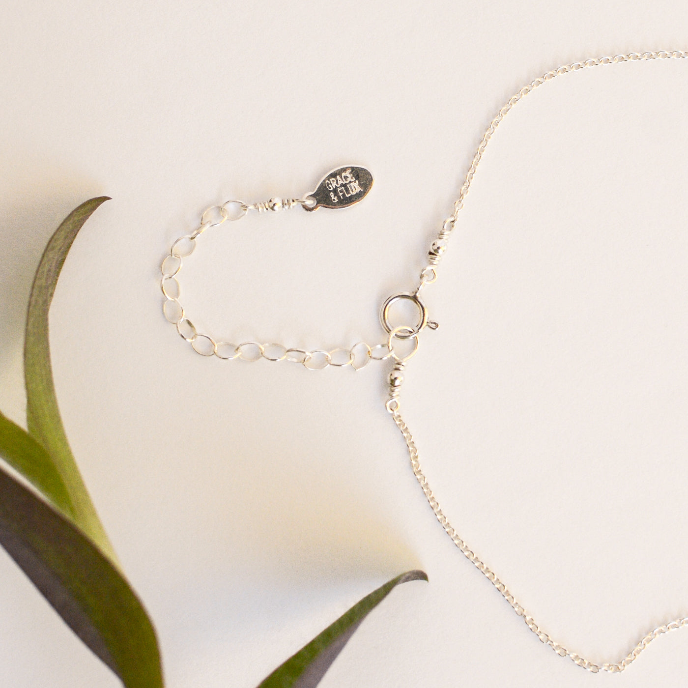 Delicate Silver X Necklace