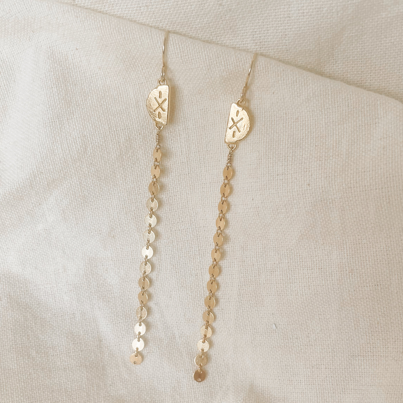 Shimmer Drop Earrings