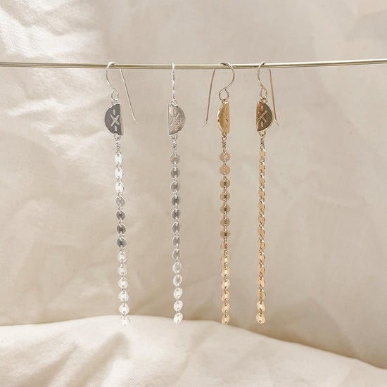 Shimmer Drop Earrings